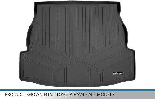 Miniatura 3 de SMARTLINER Tapete de carga para maletero de ajuste personalizado para todo tipo de clima, compatible con Toyota RAV4 2019-2025