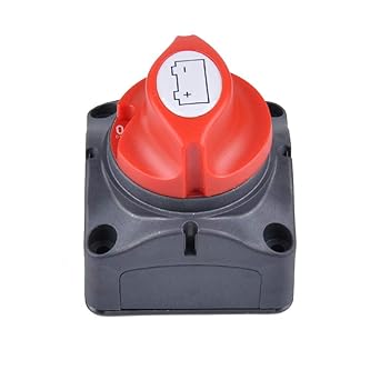 MS EnterpriseCar RV Marine Boat Battery Selector Isolator Disconnect Rotary Switch Cut