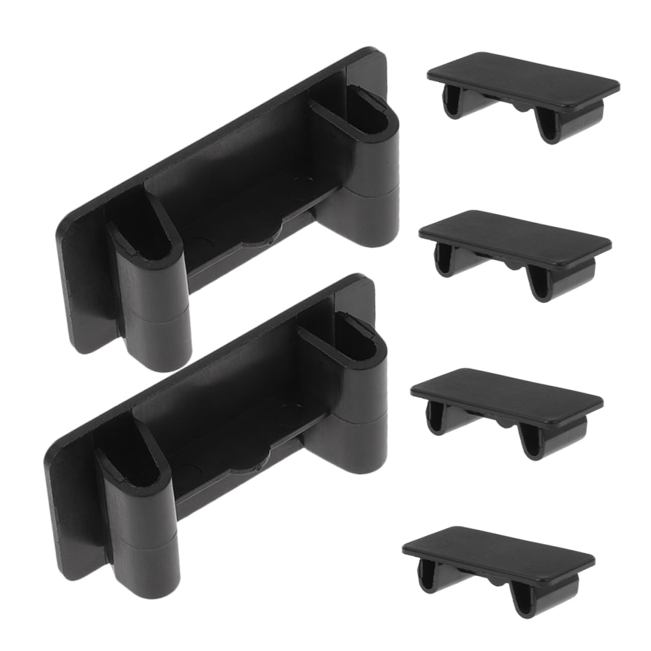 HEALLILY Switch Mounting Plate 6pcs Automotive Toggle Switch Panel Abs Material