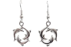 Embrace the Ocean's Grace with These Enchanting Dolphin Earrings