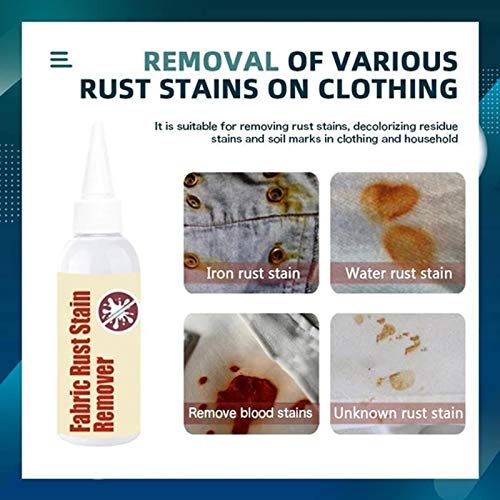 Baomabao Fabric Rust Stain Remover, 50ML Clothing Cleansing Agent Tools, Suitable for Rust Stains, Water Stains and Yellow Stains, Keep Clothes and Shoes Clean, Not Harmful for Clothes - Thumbnail 2