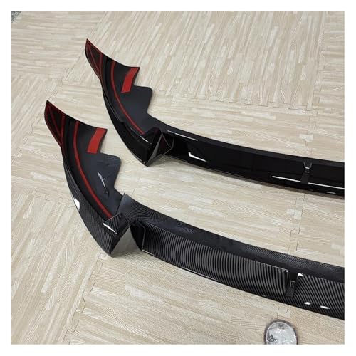 Difusor de parachoques delantero para Tesla Model Y Juniper efecto carbono 6