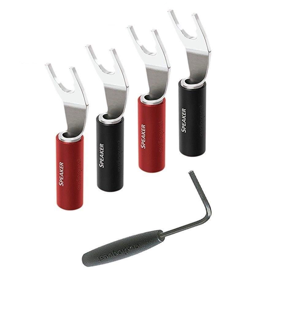 AudioQuestSureGrip 100 Multi-Spade (Silver)