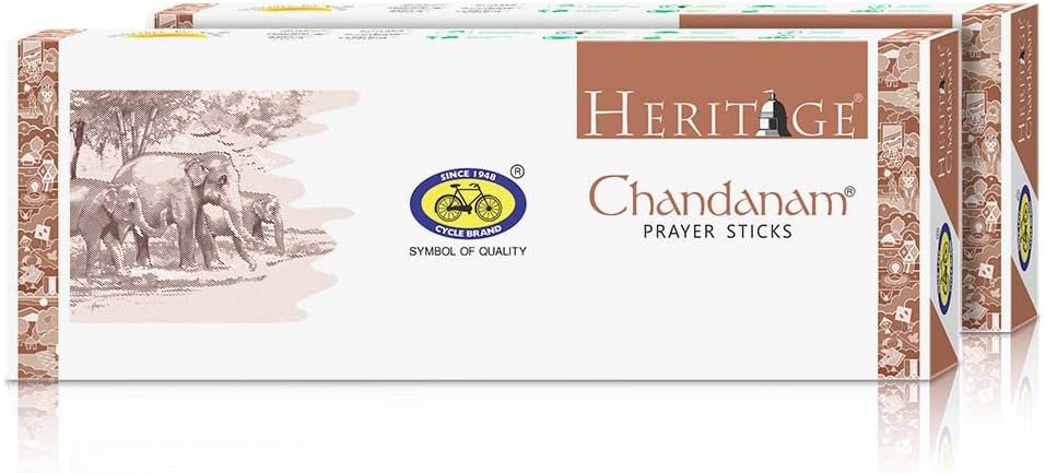 Cycle Pure Agarbathies Heritage Dual Pack Chandanam Incense Sticks - Pack of 2