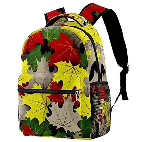 Sac à dos voyage vintage feuilles d'érable pour en finir avec le désordre scolaire