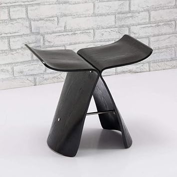 Stool Butterfly Stool Change Shoes Stool Stool Wood Small Bench Chair Living Room Decorative Stool-B