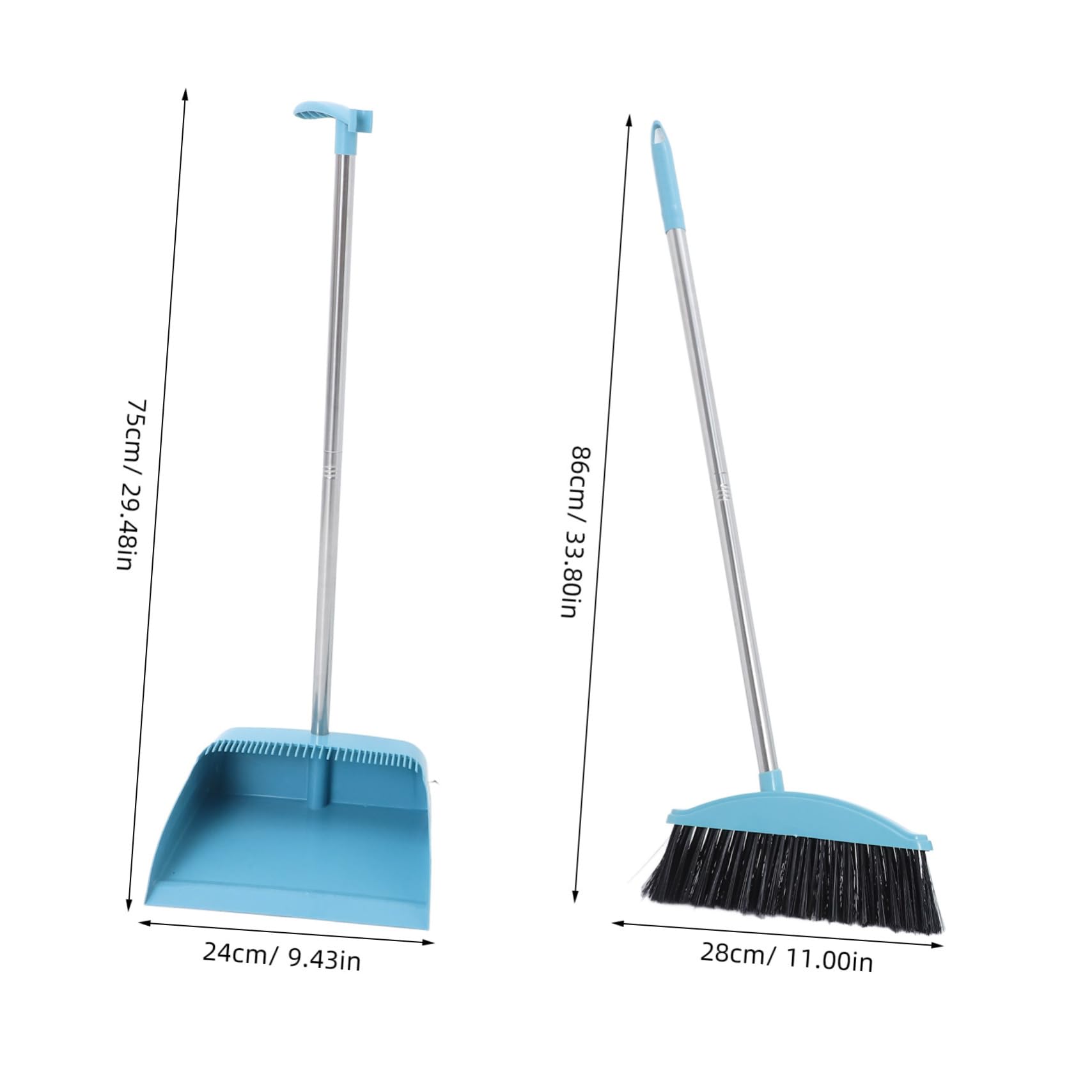 HAPINARY Dustpan Set Multi-Purpose Cleaning Kit Heavy Duty for Home Kitchen and Workshop