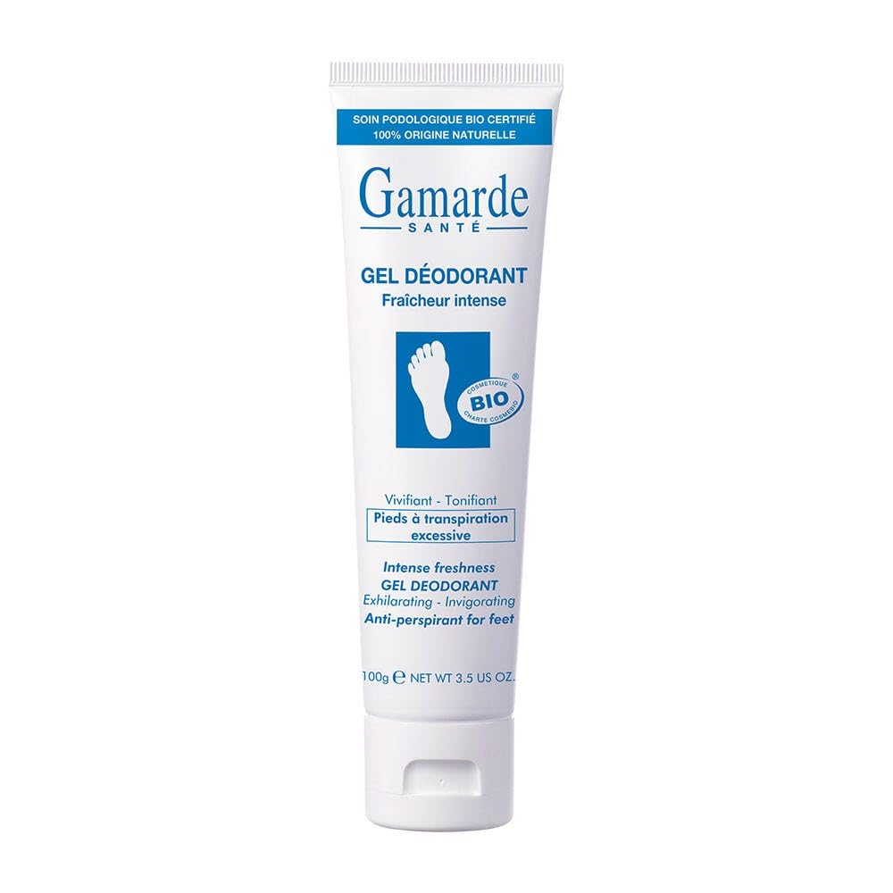Gamarde Organic Deodorant Gel Excessive Feet Perspiration 100g