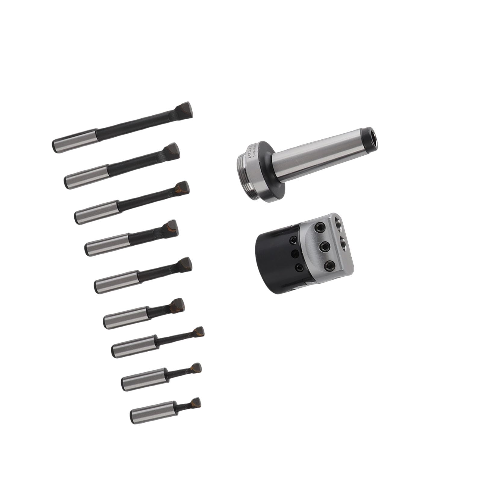 Semme Wytaczanie F1 /2 18UNF Gwint Końcowy Chwyt MT3 Narzędzie do Wytaczania ze Stali Węglowej o Wysokiej Twardości do Frezowania CNC Wytaczarki Poziome ze Współrzędnymi Akcesoria Obróbki