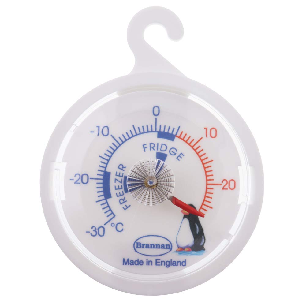 Brannan Dial Fridge Freezer Thermometer 65 mm - Ideal for Refrigeration Temperature Control