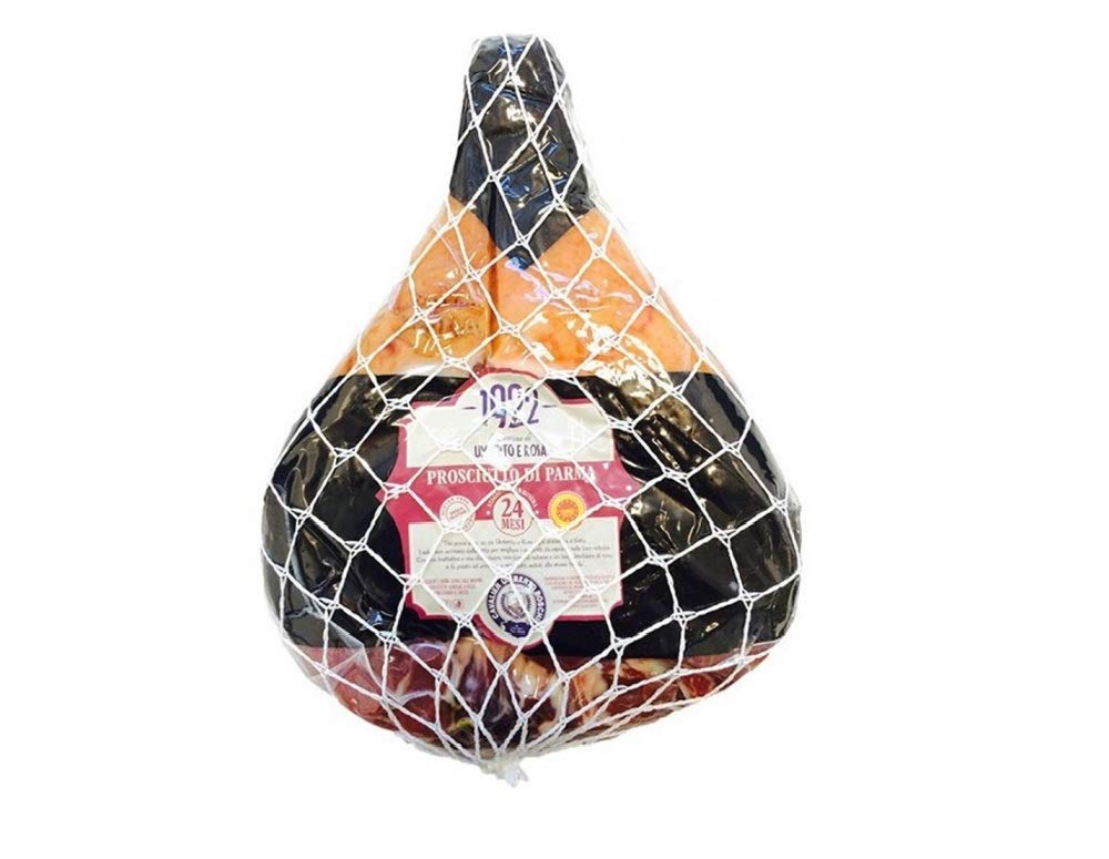 Prosciutto di Parma DOP - 1922 La Cantina di Umberto e Rosa - Stagionato 24 Mesi - Intero - Disossato - 8,2 Kg.