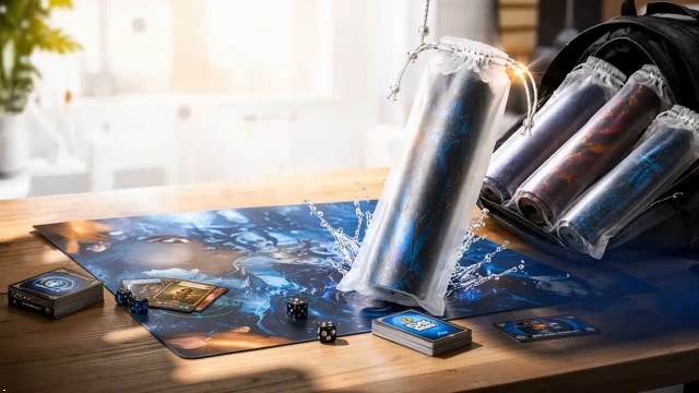 Amazon.co.jp: プレイマットケース 半透明 防水 5枚セット 中身が見え