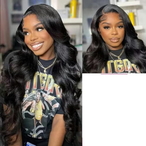 Pelucas de cabello humano con frente de encaje 13x6 para mujeres Peluca frontal de encaje 13x4 Pre arrancada Precortada Peluca sin pegamento 5x5 6x4 Wear And Go-16 pulgadas-180%-Peluca de encaje HD