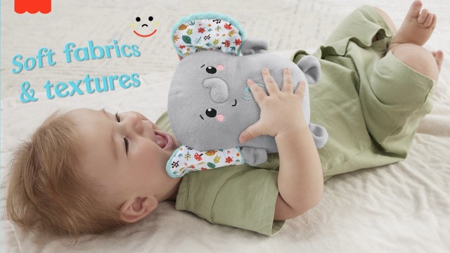 Fisher-Price Elephant Plush Sound Machine with Soothing Vibrations