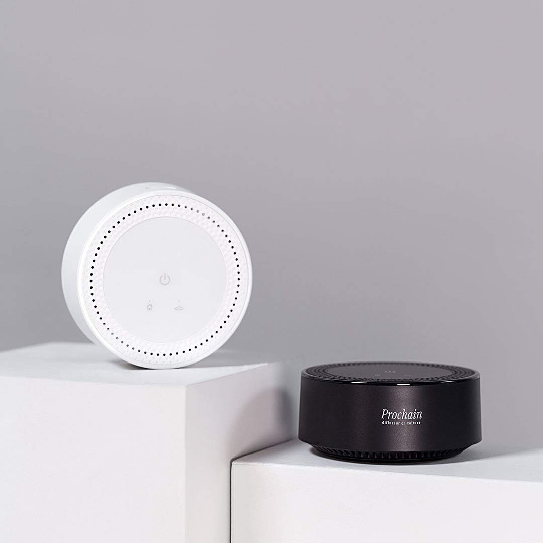 YONGYAO Electronic Car Auto Sensing Space Profumatore per Ambienti a Doppio Uso da-Nero