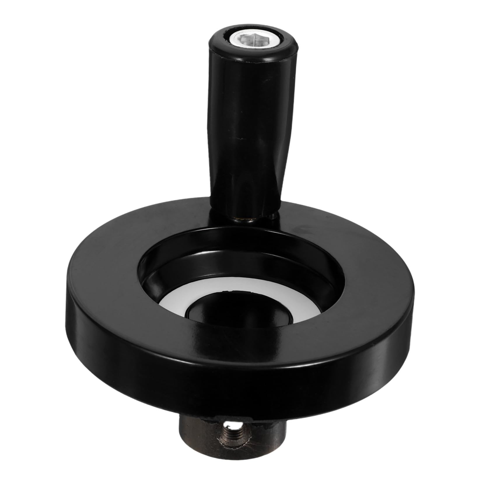 OSOLADY 1pc Machine Tool Hand Wheel Ripple Hand Wheel Bakelite Hand Wheel Hand Truck Wheel Cart Wheels Machine Hand Wheel Handwheel Machine Supplies Wheels for Cart Black Aluminum Alloy