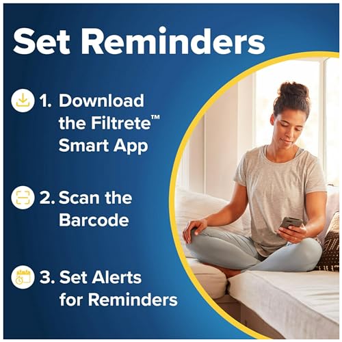 Filtrete 16x25x4 Air Filter, MERV 8, MPR 700, 2 HVAC Filters | Dust, Pollen, & Pet Dander, 12-Month AC/Furnace Filters, Cleaner Air, Reliable Airflow (Act. Size 15.88x24.56x4.31 in) - image 7
