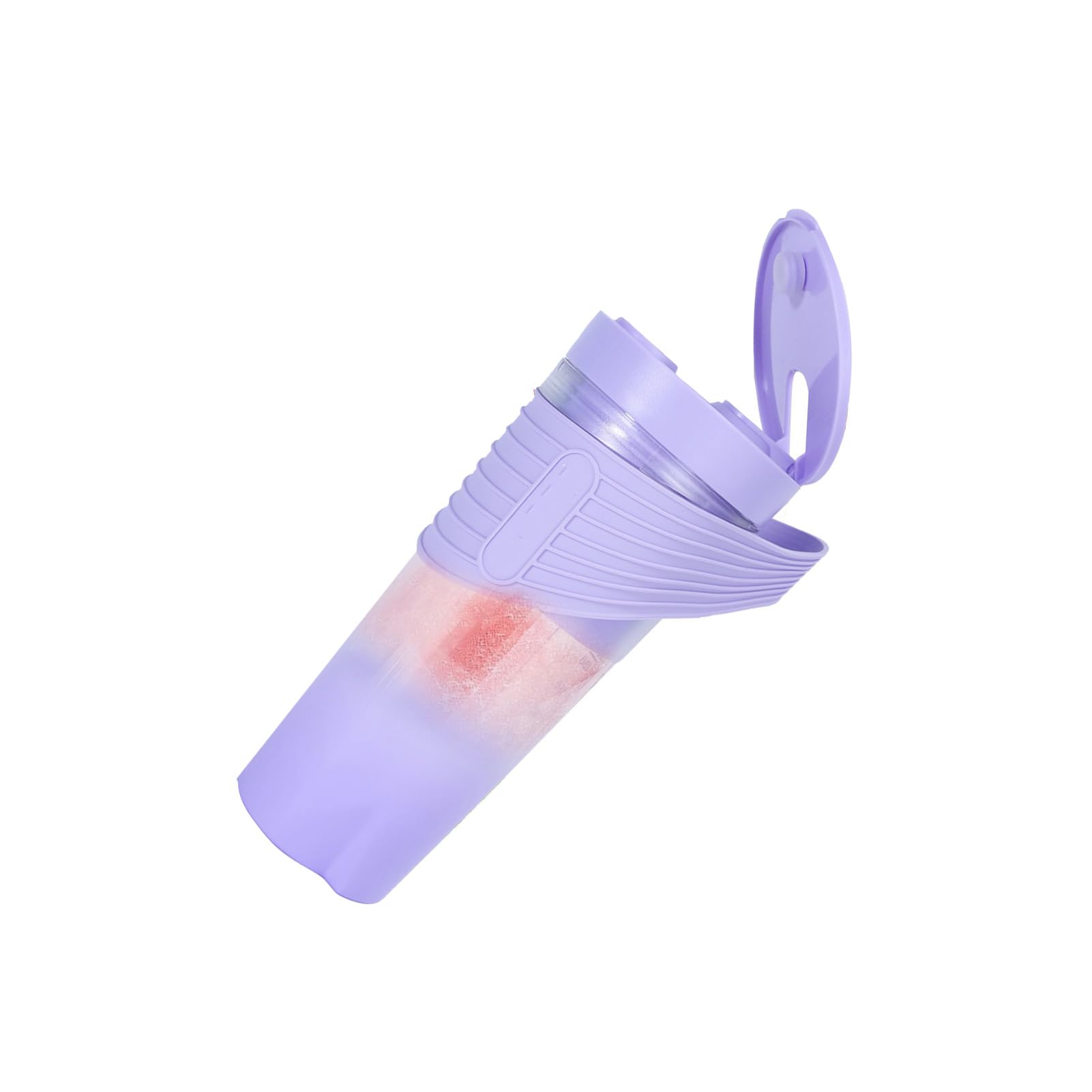MÉLANGEUR PORTABLE PUISSANT TASSE DE JUICRE À 6 LAMES POUR LE BUREAU DE GYM DE VOYAGE (Violette)
