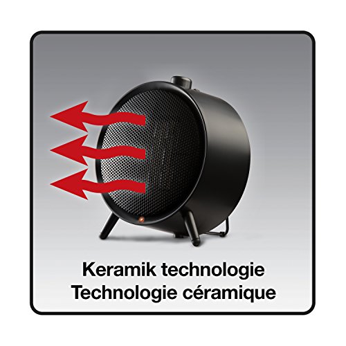Honeywell HCE200BE4 rond keramische verwarming, 1 stuk Groot zwart - Image 7