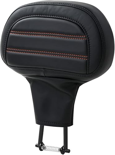 Miniatura 11 de TCT-MOTORPARTS Respaldo de pasajero envolvente recortado para Harley Touring Road King Road Street Electra Glide 2014-2023 Negro&Rojo