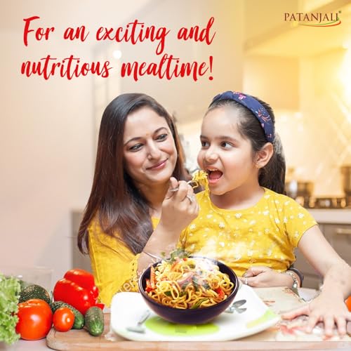 Image of Patanjali Atta Noodles,240 Gm /280 Gm Chatpata Flavor,Family Pack,Whole Wheat Vegetarian Instant Noodles(weight may vary)