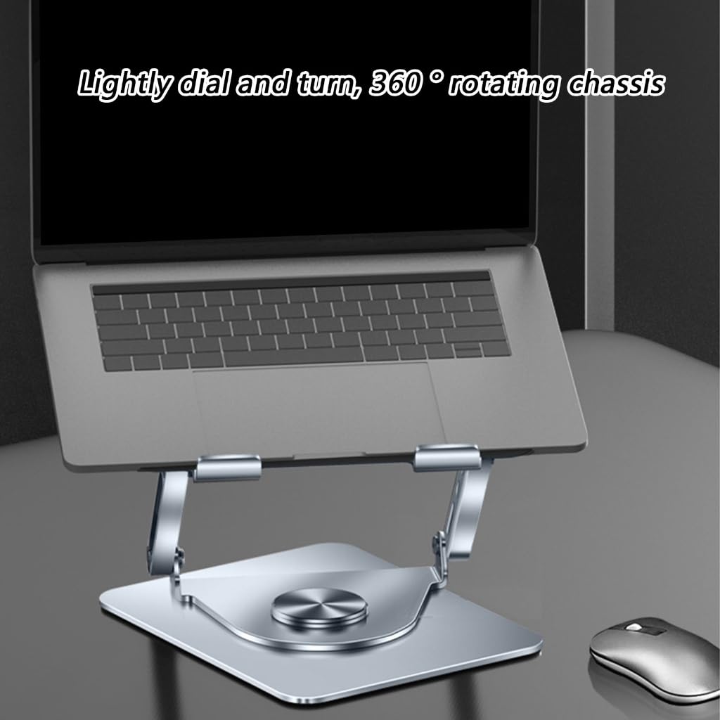 Elevadores ajustables para laptop con ventilador desmontable, base resistente para dispositivos de 10 a 17.3 pulgadas