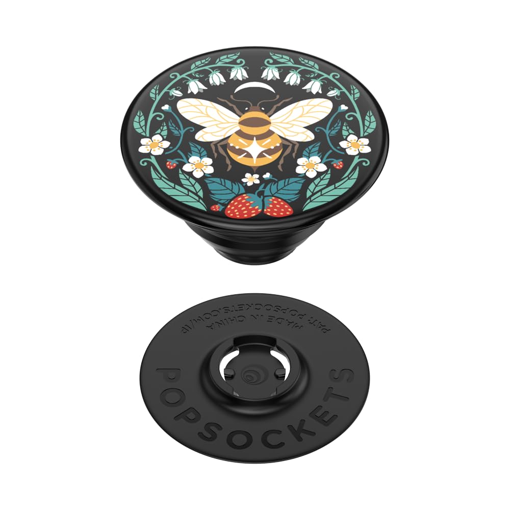 PopSockets : PopGrip - Supporto e maniglia allungabili con parte superiore sostituibile per smartphone e tablet - Bee Boho