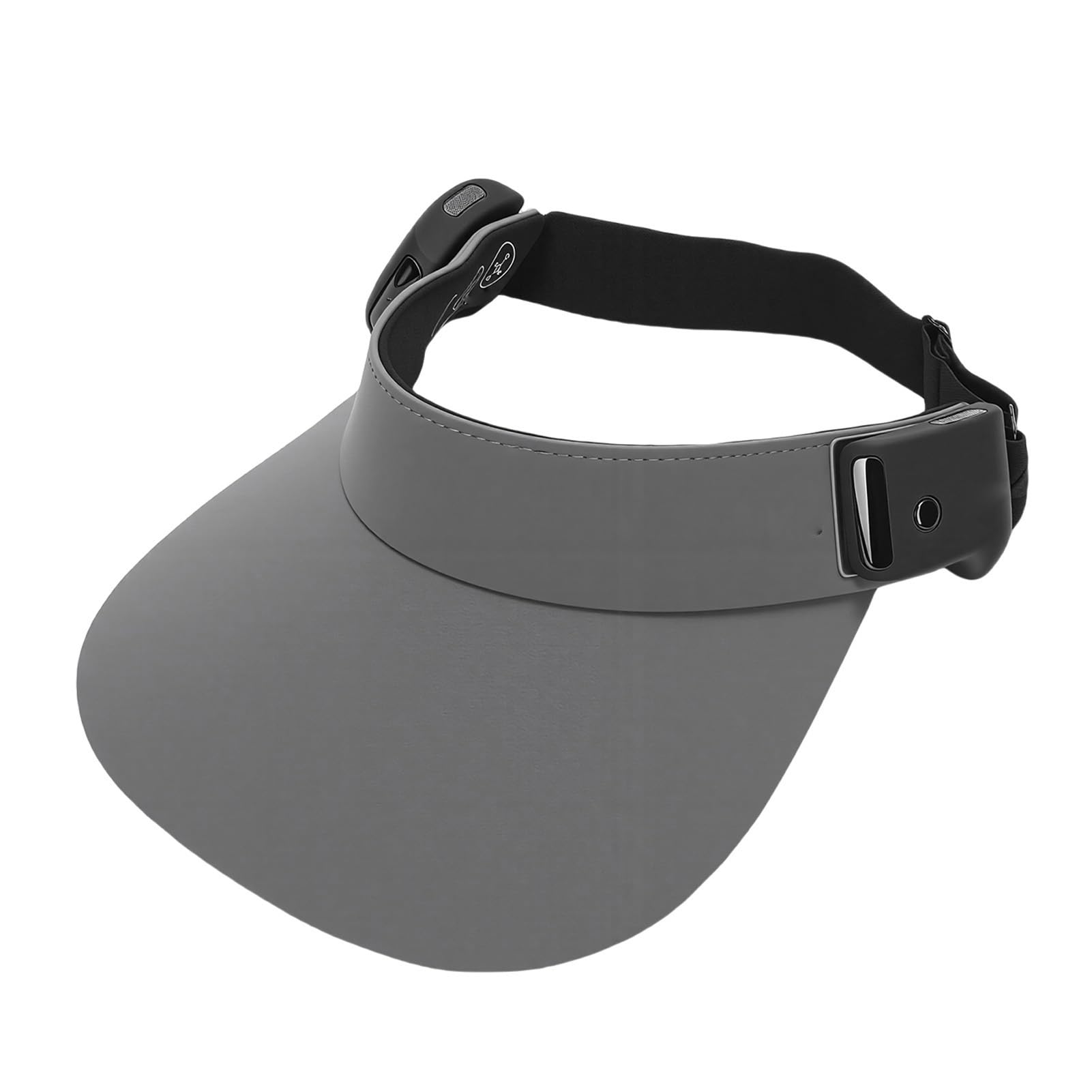 Bewinner Kapelusz Przeciwsłoneczny Bluetooth 5.4 z Odłączanymi Głośnikami Magnetycznymi, Nadający się do Prania Nakładka Audio do Noszenia Konstrukcja z Otwartymi Uszami Regulowane (GREY)