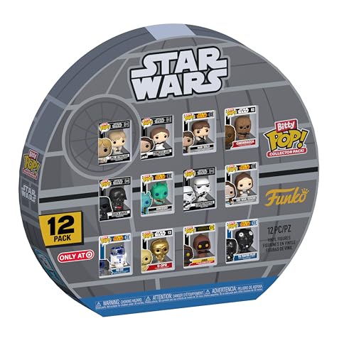 Funko Bitty POP! Star Wars: A New Hope - 12 Piece - Multipack - Sammelbare Vinylfigur - Geschenkidee - Offizielles Merchandise - Spielzeug für Kinder & Erwachsene - Modellfigur für Sammler
