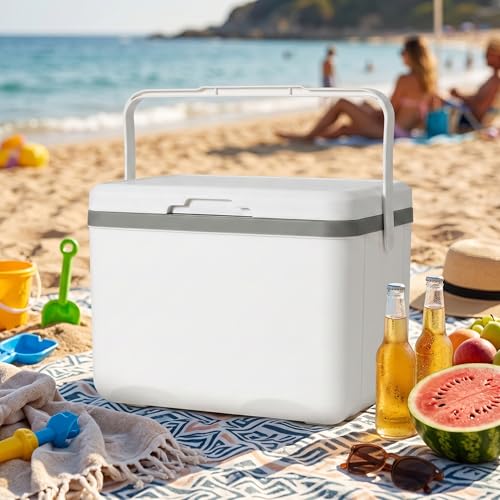 Glacière rotomoulée 5L rigide et portable pour repas et canettes - 5