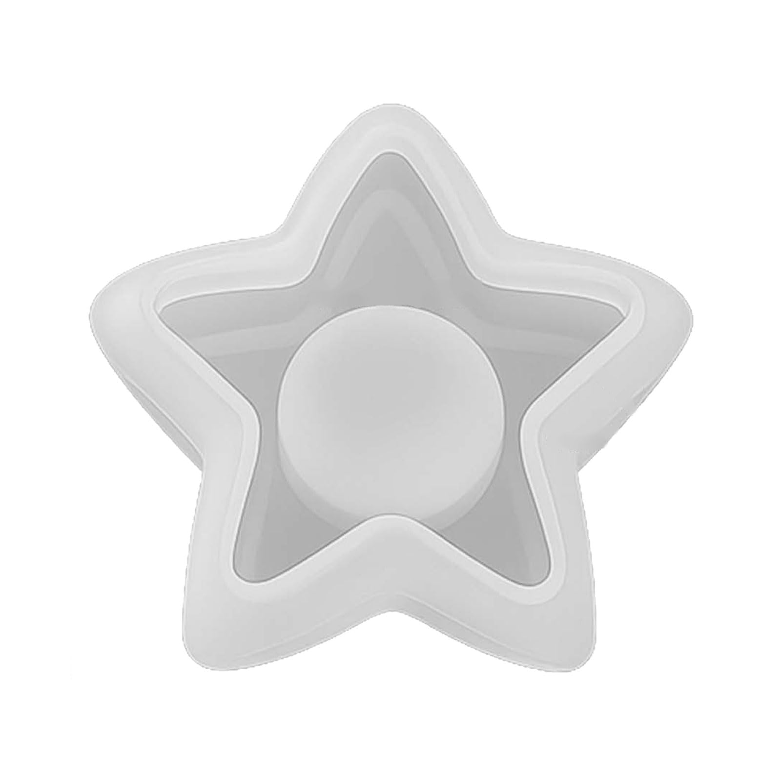 Tsophreniq Decorative Silicone Flame Molds Heart Solar Designs Recyclable Nonstick for Homebrewed Donations Crafting and Home Deck Silicone Heart Solar Cast