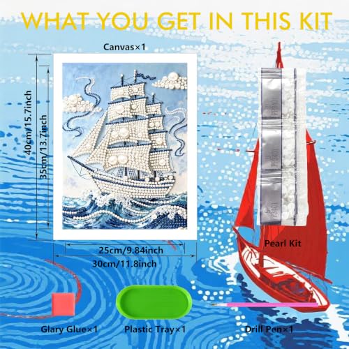 3D Pearl Diamond Art Kit - image 3