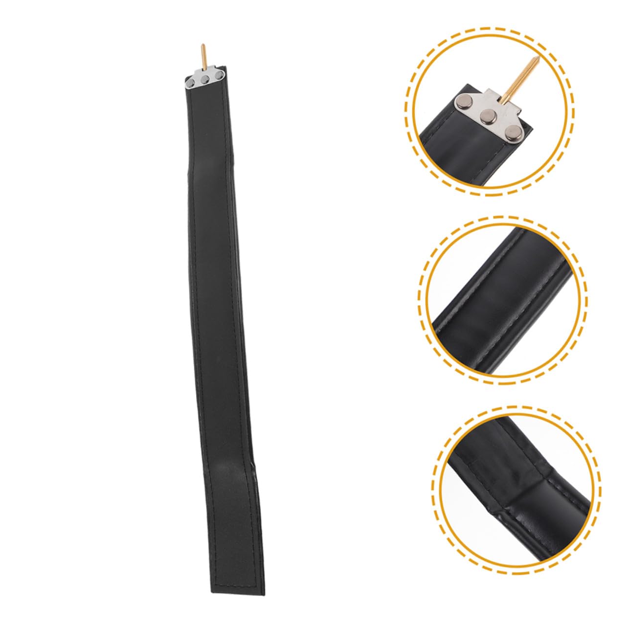 Sangle d'accordéon basse gauche en cuir résistant pour accordéons de basse Accessoire de rechange confortable et durable pour musiciens débutants et professionnels