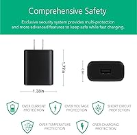 Vista 6 de Cable cargador adaptador de corriente USB C de 5 pies para DJI Mini 2, DJI Air 2S, DJI Mavic 3, DJI Mavic Air 2, controlador inteligente DJI