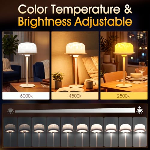 Image of Neoglint Waterproof Shower Lamp, RGB Water Ripple Projector Light | IP65 Waterproof Ocean Wave Bathroom Lamp, 4000mAh Battery, 16 Colors and 3 Warm Whites, Quiet Rotation Timer
