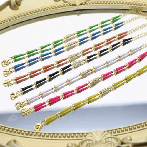 Pulseras boho de cuentas multicolor elásticas para regalar en bodas 2