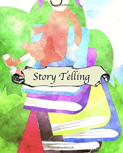 Storytelling – Kids Write and Draw Book: Stack of Books