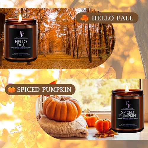 Scentedcandlesset4packcandlesforhomescentednaturalsoywaxholidaygiftssetforwomenmenfragranceofspicevanillacupcakeapplewreathhellofall  Urban Country Home Decor Scented candles set 4 pack candles for home scented natural soy wax holiday gifts set for women men fragrance of spicevanilla cupcakeapple wreathhello fall  urban country home decor