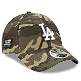 New Era 2021 Memorial Day 9Forty Adjustable Fit Hat Armed Forces Day Collection: One Size Fit Most (Dodgers) Camo Green