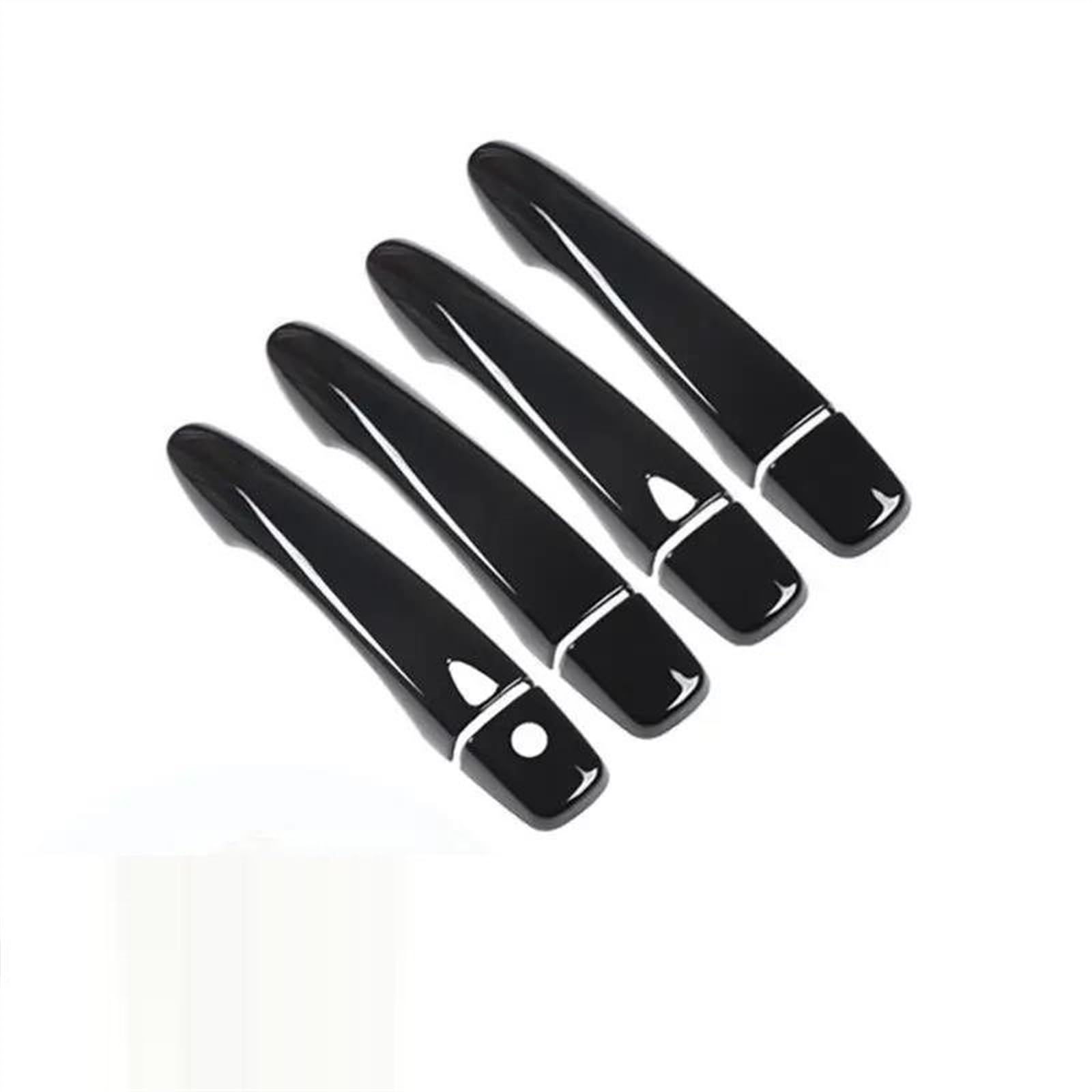 Noheeu Black B Car Exterior Door Handles Cover Decorative Sticker For Nissan Xtrail For Qashqai For Rogue Sport For Navara Np300(Black B)