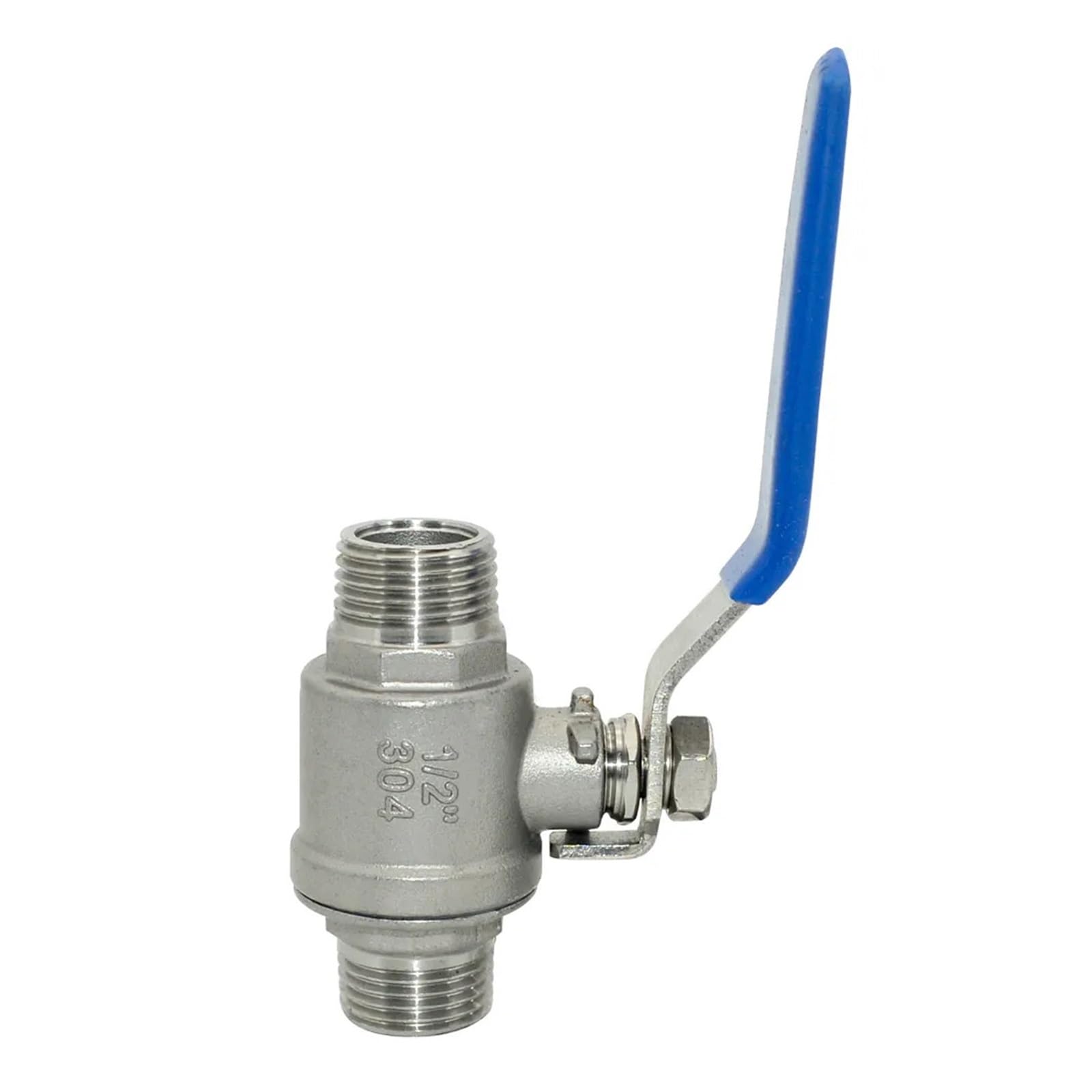 1 Uds 304 válvula de bola 2P acero inoxidable 1/4 3/8 1/2 "3/4" "2" BSP adaptador instalación del interruptor aceite Gas agua rosca macho y hembra(2")