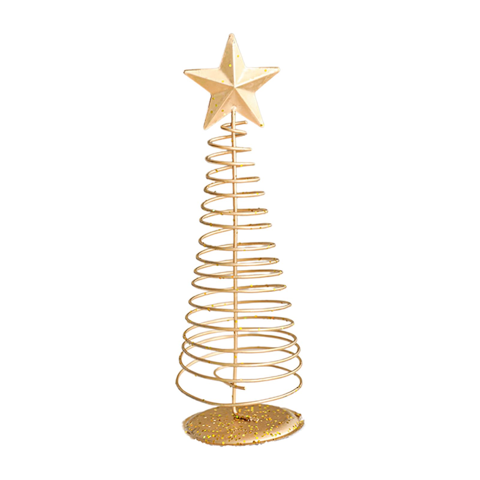 KAQNTUD Five-pointed Star Christmas Trees Decorations Iron Tree Desktop Ornaments Party Accessories for Holidays Christmas Trees Desktop Ornaments Party Accessories Star Tree Decoration