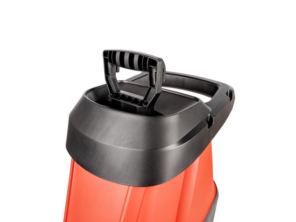 Hahn & Sohn Cedrus RE03 elektryczny rozdrabniacz – 3000 W, grubość gałęzi 45 mm, kosz na trawę 50 l, cicha rozdrabniarka rolkowa do gałęzi, krzewów, odpadów ogrodowych – rozdrabniacz ogrodowy – cicha