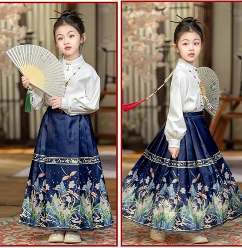 Disfraz Hanfu Tradicional Chino para Niñas miniatura 5