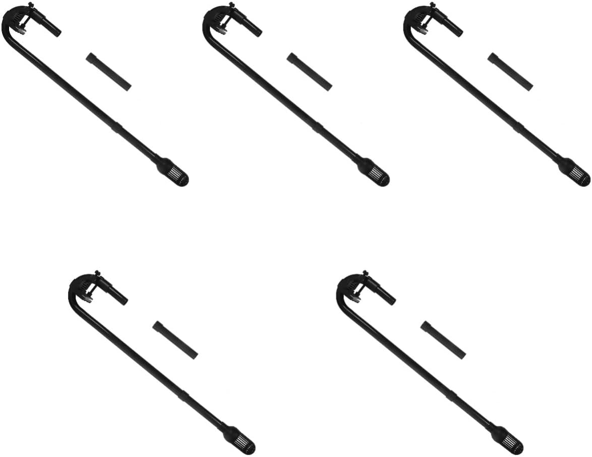 Mipcase 5pcs Aquarium Water Hose Accessory for External Filters Tube for Fish Tanks Space-Saving Design Lightweight and Practical Replacement for Fish Tank Water Systems