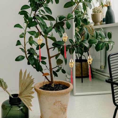 ABOOFAN 4Pcs Chinese New Year Decorations 2026 Horse Hanging Ornaments with Red Tassel for Lunar New Year Spring Festival Home Kitchen Bonsai Tree Car Lucky Wealth Decor - Image 8