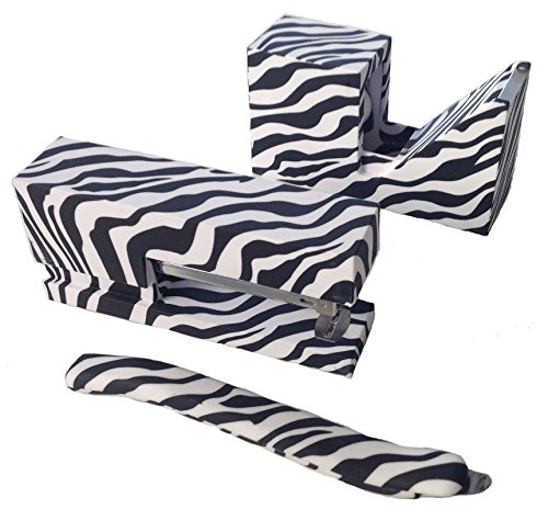 Cosa Nova Zebra Print Stationery Set Stapler, Tape Dispenser & Staple Remover