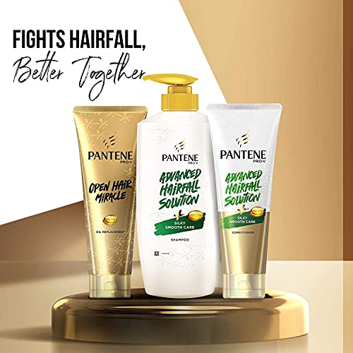 Pantene Advanced Hairfall Solution, Silky Smooth Care Shampoo, Pack of 1, 650ML, Green - Image 6