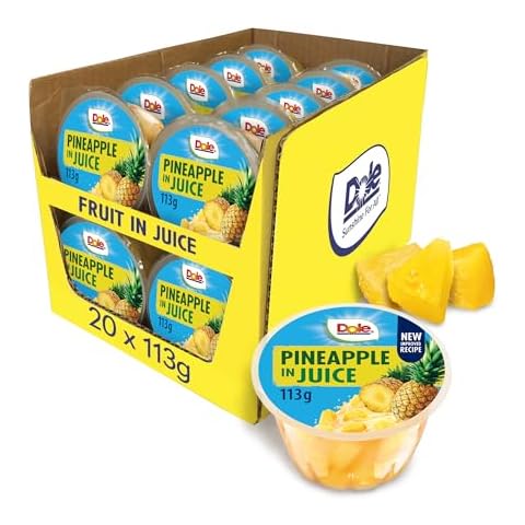 Dole Pineapple Fruit Pots in Juice Cover