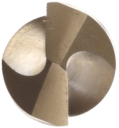 Precision Twist M40Co Cobalt Steel Short Length Drill Bit, Bronze Oxide Finish, Round Shank, Spiral Flute, 135 Degree Point Angle, 1/8" (Pack Of 12) #TOP2